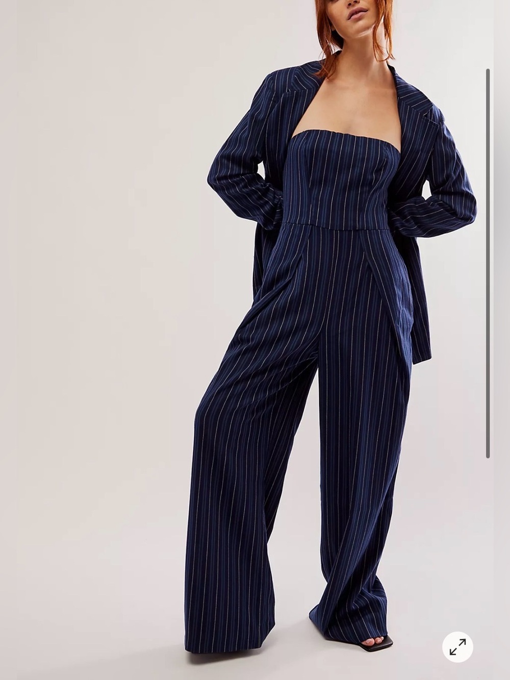 Free People Jessa Suit Set stripes size 2
